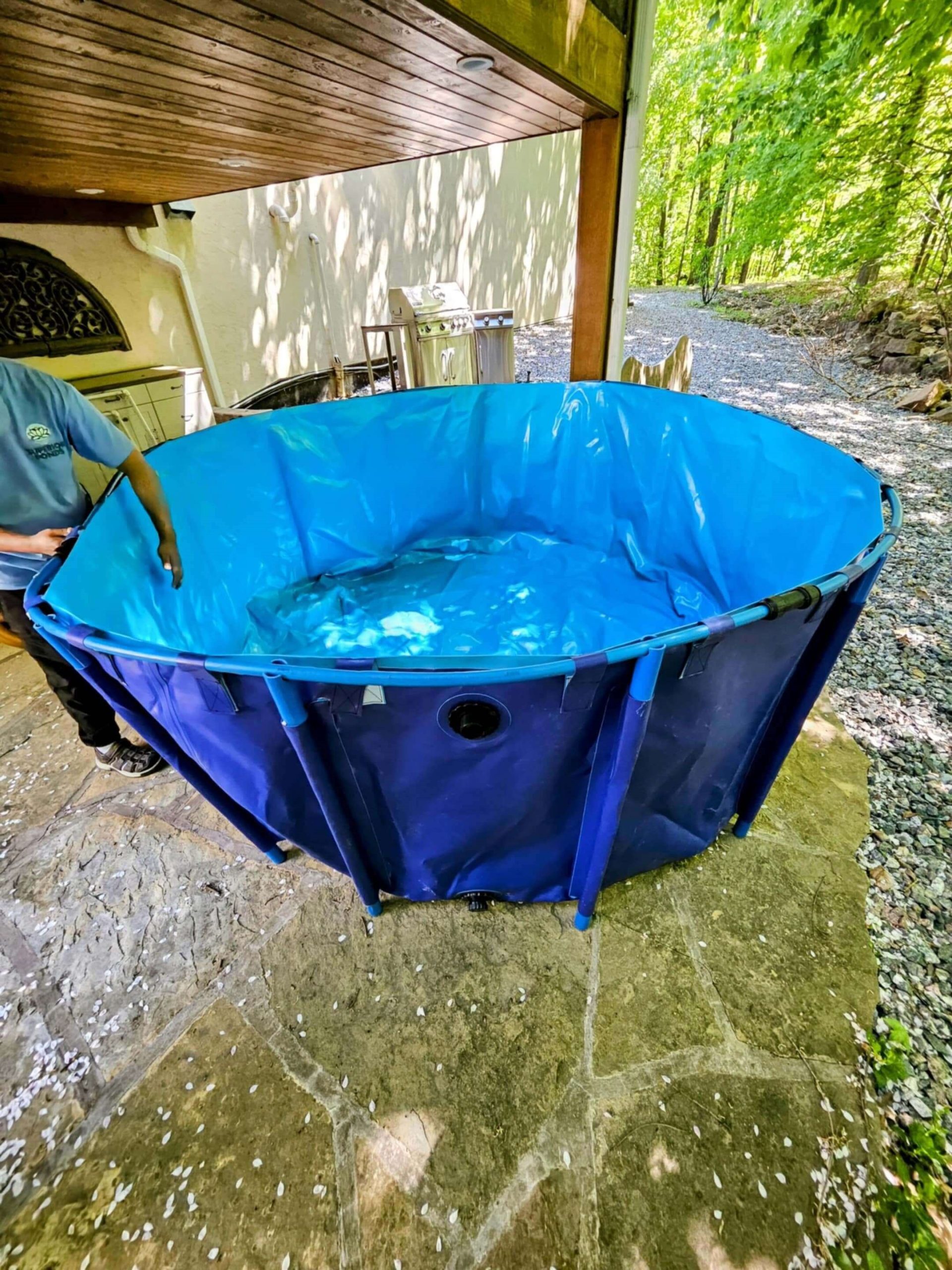 superior ponds water holding tank for koi fish